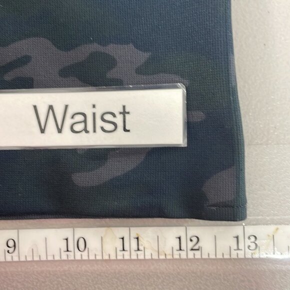 SPANX Camo Leggings Ankle Skinny Green Size Large L - Picture 9 of 11